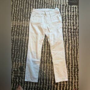 AG Prima Crop White Jeans Size 24